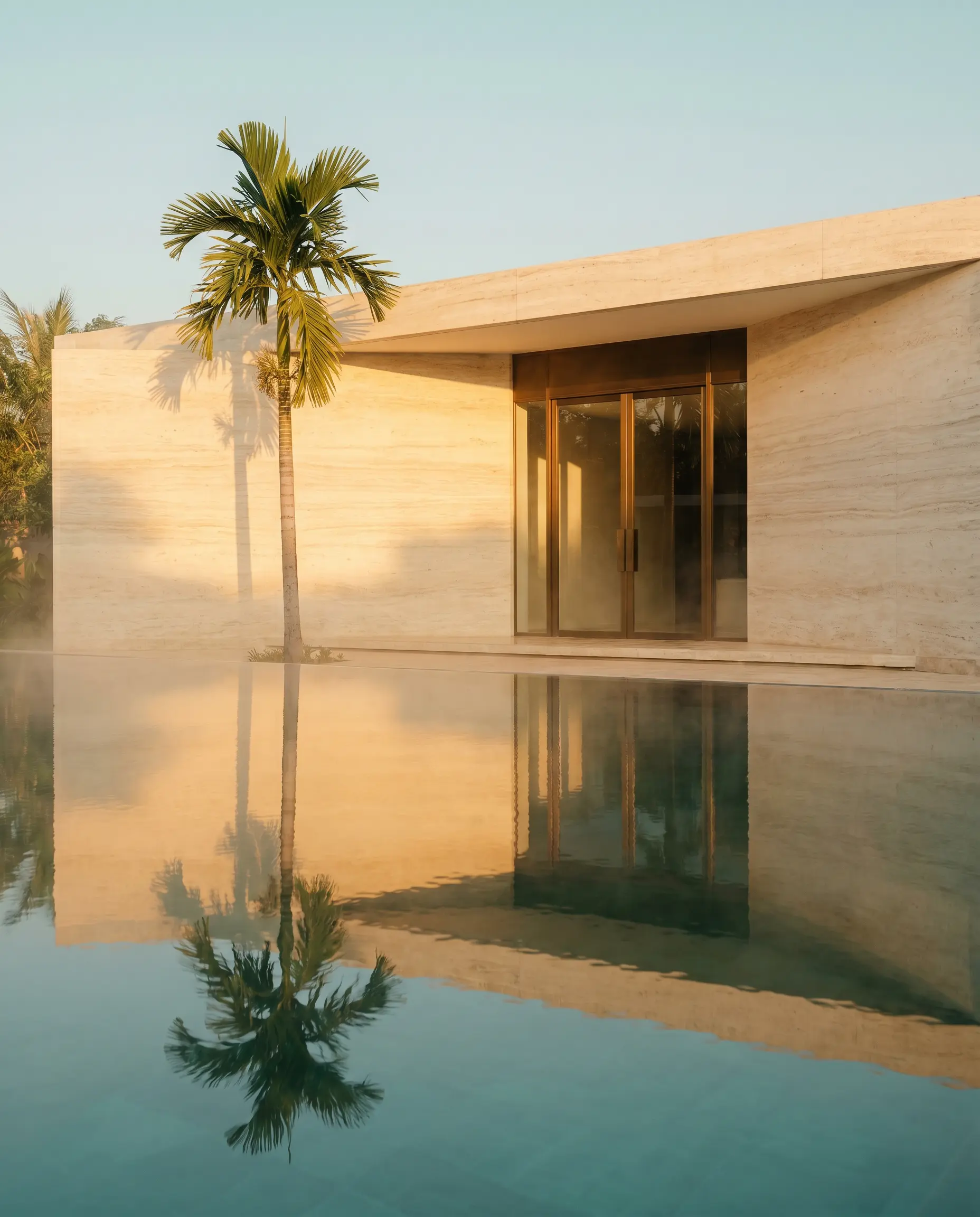 Indexed Cosmetic Surgery clinic at golden hour, Siem Reap